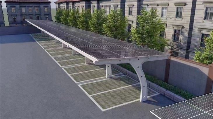 Parkiralište sa solarnim sistemom